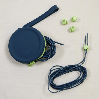 Fargerike pouch med vaiere og 4 vaierlåser